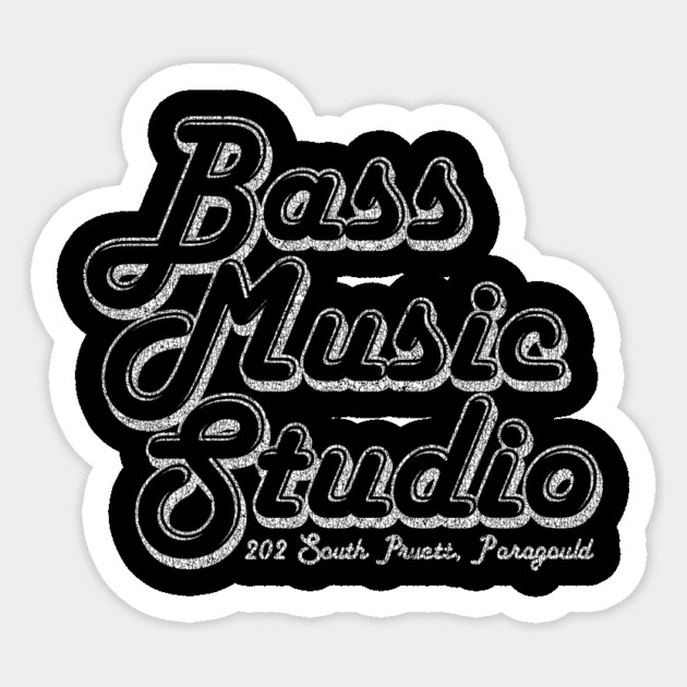 Bass Music Classic Sticker by rt-shirts
