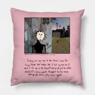 Jeppy Sunman (logo on back) Pillow