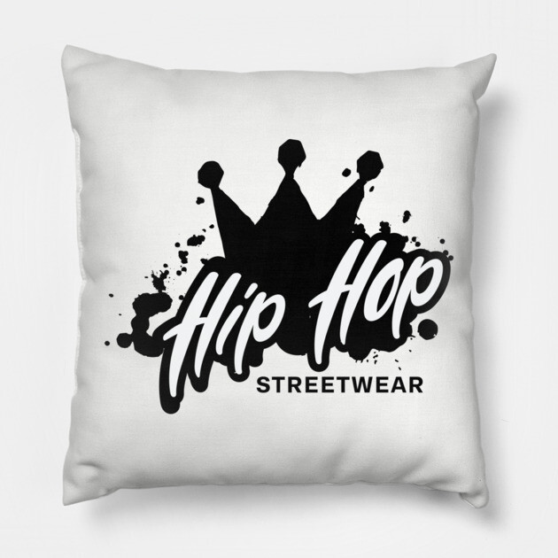 Hip Hop King Pillow by UrbanLifeApparel