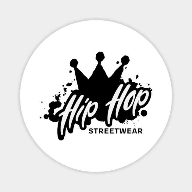 Hip Hop King Magnet by UrbanLifeApparel