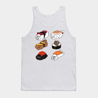 Sushi Poodle Tank Top