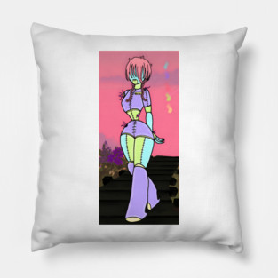 Warda The Cute Girl Manager Pillow