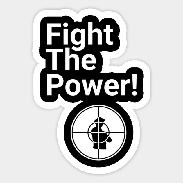 Fight the Power Magnet by UrbanLifeApparel