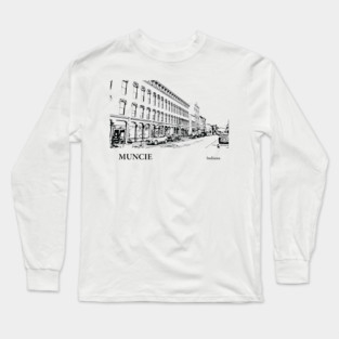 Muncie Indiana Long Sleeve T-Shirt
