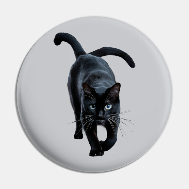 Black Cat Double Tail Pin by animegirlnft