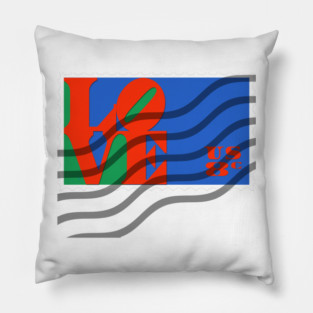 Love Stamp Pillow