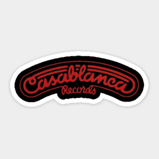 Casablanca Records 1973 // Record Label Sticker