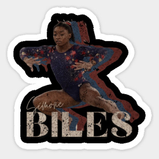Simone biles retro 80s Magnet