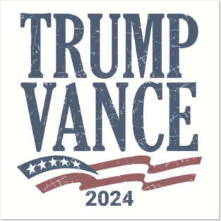 Trump Vance 2024 Posters and Art