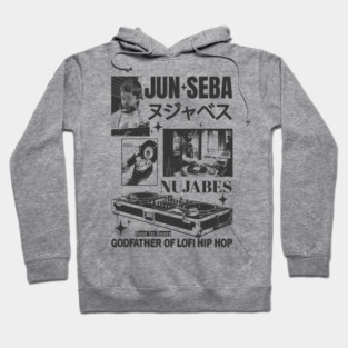 vintage aesthetic jun seba rest in beats Hoodie