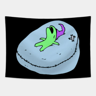 Glep Sleeping Smiling Friends Tapestry