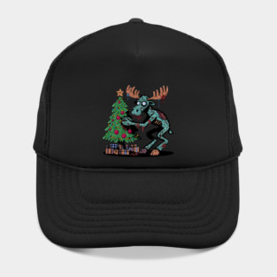Christmas Moose Zombie Hat