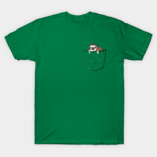 Sloth in a pocket T-Shirt