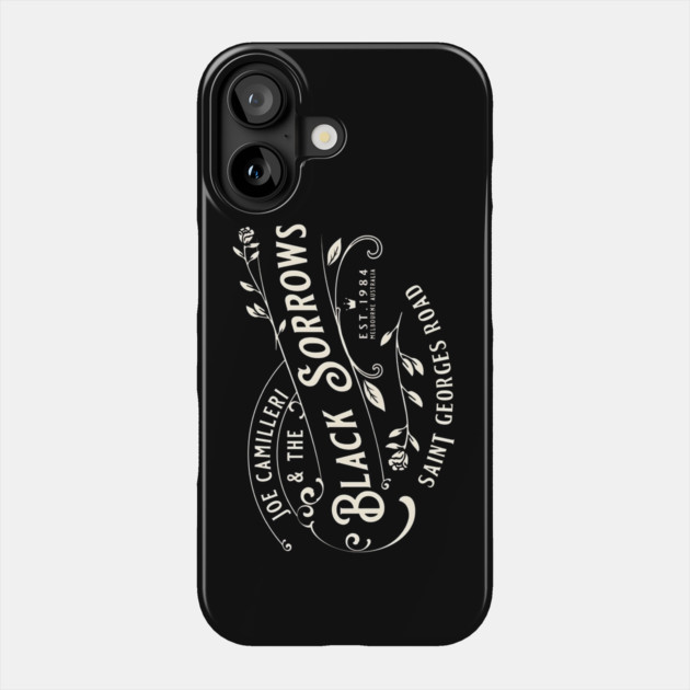The Black Sorrows Phone Case by Timeless Chaos