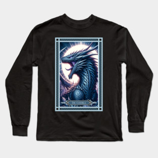 The Godzilla Tarot Card Long Sleeve T-Shirt