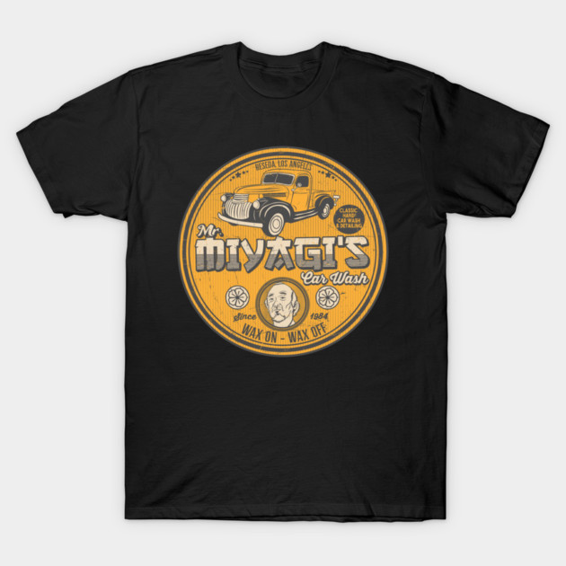 Miyagi's CarWash T-Shirt by carloj1956