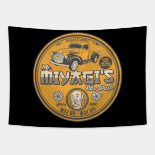 Miyagi's CarWash Tapestry