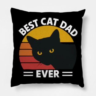 Cat Dad Pillow