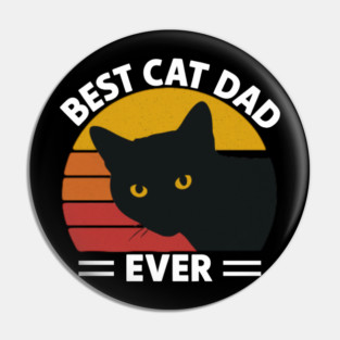 Cat Dad Pin