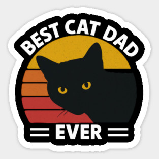Cat Dad Sticker