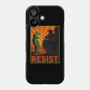 resist-frog Phone Case