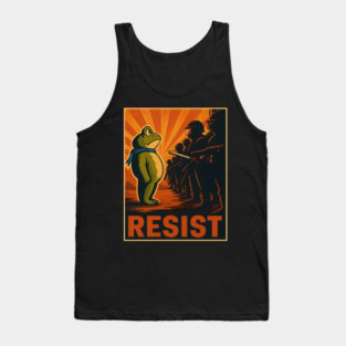 resist-frog Tank Top