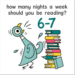 How-Many-Nights-A-Week-Should-You-Be-Reading-6-7 Posters and Art