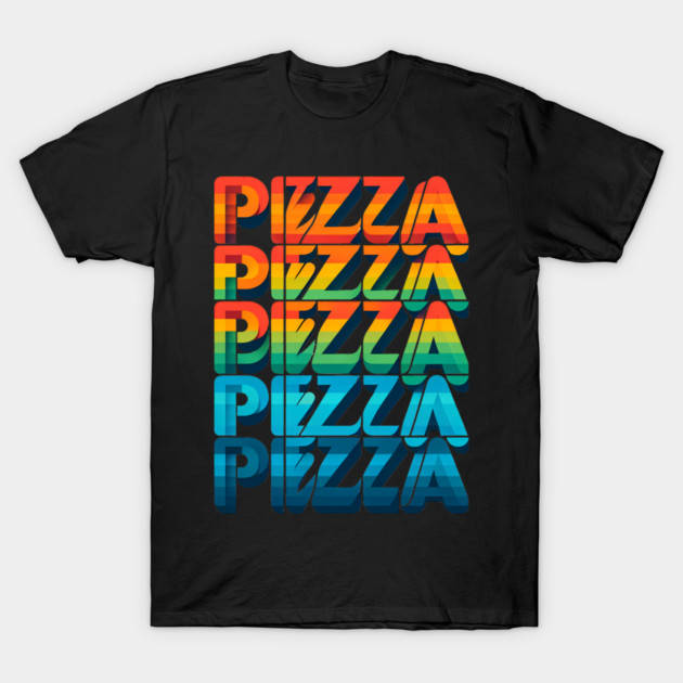 Pizza Lover Retro Style T-Shirt by logiamerch