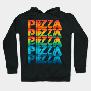 Pizza Lover Retro Style Hoodie