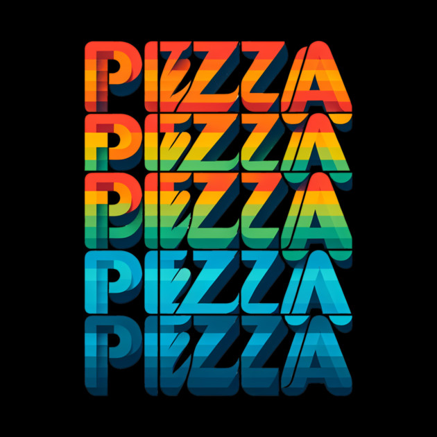 Pizza Lover Retro Style by logiamerch