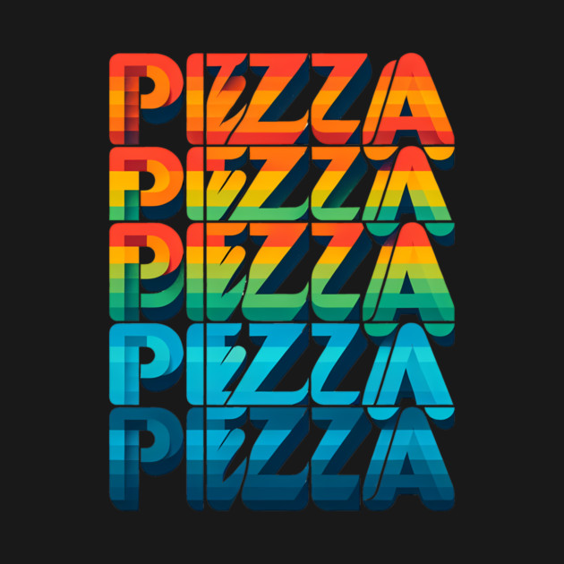 Pizza Lover Retro Style by logiamerch