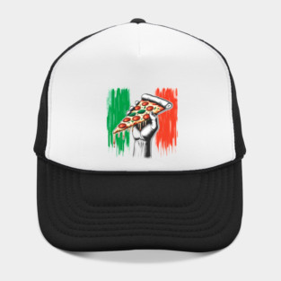 Pizza Lover Italian Flag Colors Hat