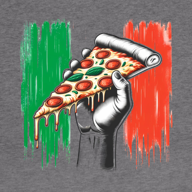 Pizza Lover Italian Flag Colors by logiamerch