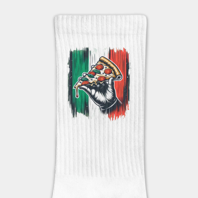 Pizza Lover Italian Colors Flag Style by logiamerch
