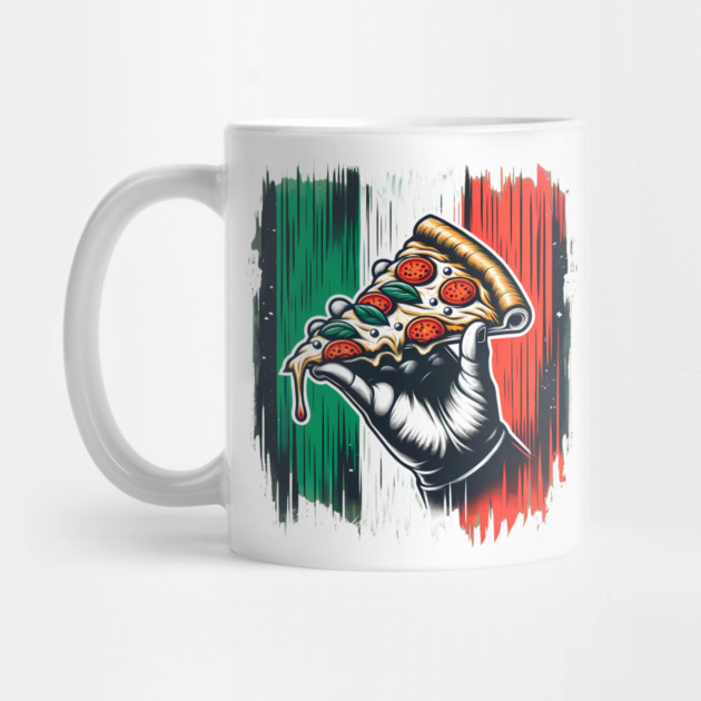 Pizza Lover Italian Colors Flag Style by logiamerch