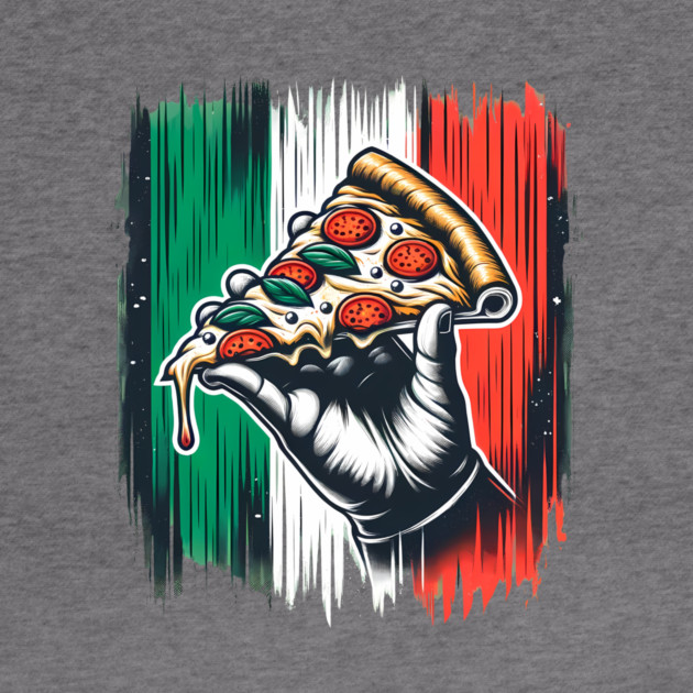 Pizza Lover Italian Colors Flag Style by logiamerch