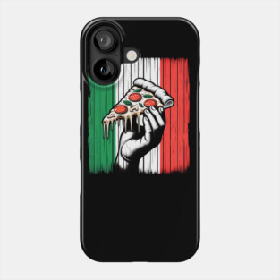 Pizza Lover Italian Flag Colors Phone Case