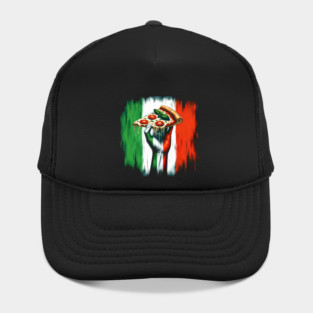 Pizza Lover Italian Flag Colors Hat