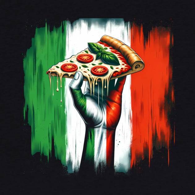 Pizza Lover Italian Flag Colors by logiamerch