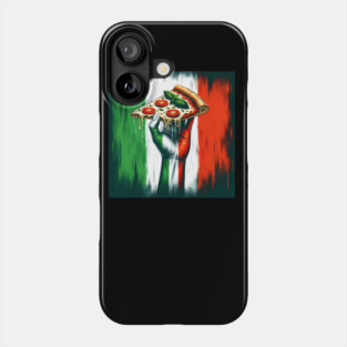 Pizza Lover Italian Flag Colors Phone Case