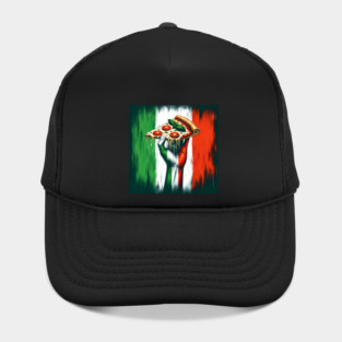 Pizza Lover Italian Flag Colors Hat