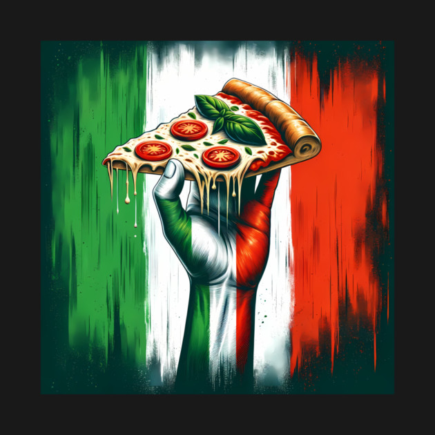 Pizza Lover Italian Flag Colors by logiamerch