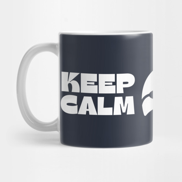 Keep Calm Swim Fast by Timeless Chaos