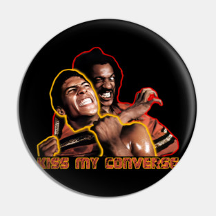 Kiss My Converse Pin