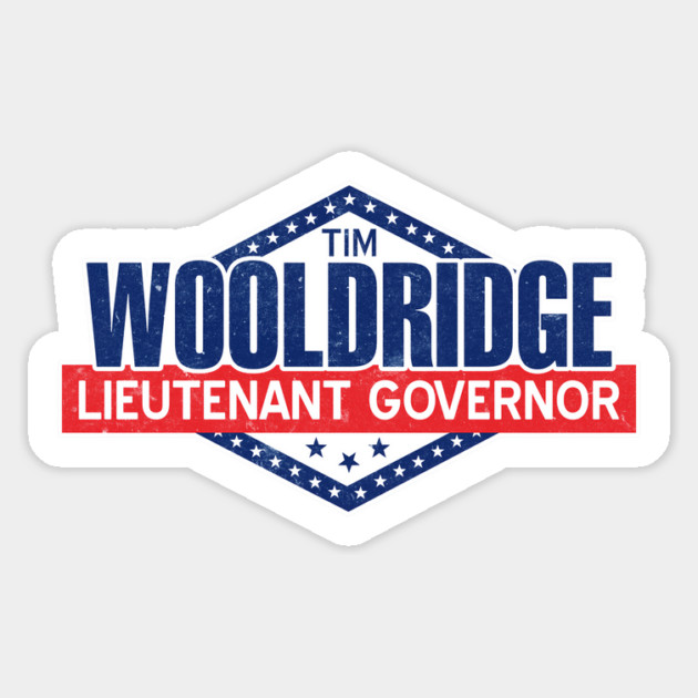 Wooldridge - Lt. Governor Sticker by rt-shirts