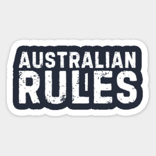 Australian Rules Magnet