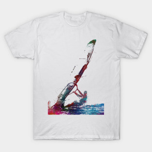 windsurfing sport art #windsurfing #sport T-Shirt