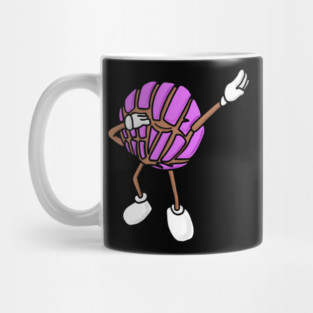 Strawberry Concha Dab Mexican Bread Holiday Mug