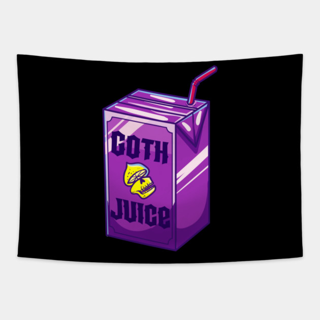 Goth Juice Goth Anime Manga Funny Gift Tapestry by creative