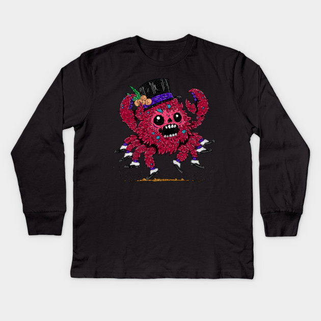 Soft Shoe Crab Zombie Kids Long Sleeve T-Shirt by H. R. Sinclair